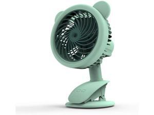 XIAOF-FEN Mini USB Charging Fan 3 Gear Wind Seven Blade Cooling Electric Fan Outdoor USB Fans USB Fan Color : Red