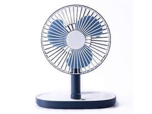 Happy Roam Convenient Convenient Fashion USB Folding Small Fan Rotatable Desktop Fan Mini Rechargeable Handheld Portable Fan Fashion Color : Pink