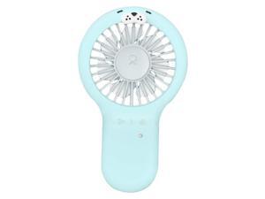 Color : White ZHANGQIAO-AE Cute Flower Round Fan Miniskirt USB Handheld Portable Desktop Electrical Fan Home Office Personal Fans Mini USB Desktop Fan Small Personal Silent Fan Por