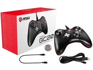 MSI Force GC20 USB Wired Controller Gamepad for Windows PC Android PS3 Stream MSI Force GC20 USB Wired Controller Gamepad for Windows PC Android PS3 Stream