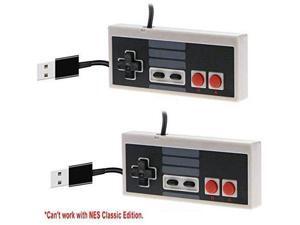 2 Packs Classic USB Controller for NES USB Famicom Game Gaming Controller Joypad Gamepad for Laptop Computer Windows PC/MAC/Raspberry Pi 2 Packs Classic USB Controller for NES USB Famicom Game Gaming Controller Joypad Gamepad for Laptop Computer Windows PC/MAC/Raspberry Pi