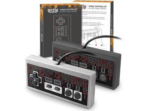 Orzly RetroPad for NES Classic Mini (Twin Pack) - Wired Joypad/Gamepad - 1x Black & 1x Gray Controller with Extended 1.8m / 6 ft 1.8m Cable for Use with NES Classic Edition (New 2016 Mini NES Model) Orzly RetroPad for NES Classic Mini (Twin Pack) - Wired Joypad/Gamepad - 1x Black & 1x Gray Controller with Extended 1.8m / 6 ft 1.8m Cable for Use with NES Classic Edition (New 2016 Mini NES Model)