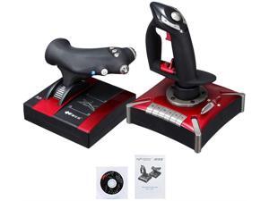 MINIFLOWER USB Flight Stick PC Joystick Controller - PXN-2119II Joystick with Vibration Analog Controller, Gamepad Joystick with Simulation Controller for PC MINIFLOWER USB Flight Stick PC Joystick Controller - PXN-2119II Joystick with Vibration Analog Controller, Gamepad Joystick with Simulation Controller for PC