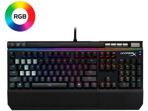 HyperX Alloy Elite RGB - Mechanical Gaming Keyboard - Software-Controlled Light & Macro Customization - Wrist Rest - Media Controls - Linear & Quiet - Cherry MX Red - RGB LED Backlit (HX-KB2RD2-US/R1) HyperX Alloy Elite RGB - Mechanical Gaming Keyboard - Software-Controlled Light & Macro Customization - Wrist Rest - Media Controls - Linear & Quiet - Cherry MX Red - RGB LED Backlit (HX-KB2RD2-US/R1)