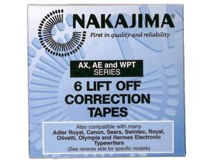 Lift off Correction tape. White. For Nakajima and other typewriter brands. Lift off Correction tape. White. For Nakajima and other typewriter brands.