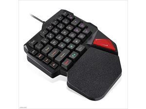Color : Black axis JINXUXIONGDI RGB Game Mechanical Mouse Keyboard Set USB Interface Wired Backlit Game Home Office Computer Notebook Typing White, Black Axis, Blue Axis