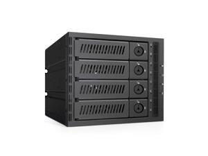 Mediasonic 4 x 3.5 and 2.5 SATA/SAS Hard Drive or SSD to 3 x 5.25-inch Drive Bay Mobile Rack Backplane – Hot-Swap/Removable Tray Design/Metal Construction (HT31-304) Mediasonic 4 x 3.5 and 2.5 SATA/SAS Hard Drive or SSD to 3 x 5.25-inch Drive Bay Mobile Rack Backplane – Hot-Swap/Removable Tray Design/Metal Construction (HT31-304)