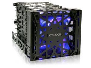 Icy Dock MB074SP-B Black Vortex Removable HDD 4 in 3 Module Cooler Cage Icy Dock MB074SP-B Black Vortex Removable HDD 4 in 3 Module Cooler Cage