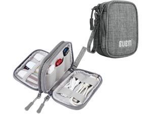 Grey BUBM Mini USB Flash Drive Sticks Carrying Case with Soft Padded Cover Easy to Carry 6-Capacity