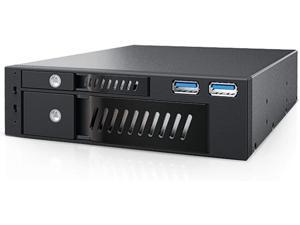 Mediasonic 1 x 2.5 SATA HDD/SSD and 1 x 3.5 SATA/SAS HDD and 2 x USB 3.0 Port to 5.25.5 Drive Bay Mobile Rack Backplane Cage – Hot-Swap/Metal Construction (HT21-203) Mediasonic 1 x 2.5 SATA HDD/SSD and 1 x 3.5 SATA/SAS HDD and 2 x USB 3.0 Port to 5.25.5 Drive Bay Mobile Rack Backplane Cage – Hot-Swap/Metal Construction (HT21-203)