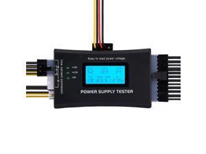 HUIFANGBU Digital LCD Display PC Computer 20/24 Pin Power Supply Tester Checker Power Measuring Diagnostic Tester Tool(Black) HUIFANGBU Digital LCD Display PC Computer 20/24 Pin Power Supply Tester Checker Power Measuring Diagnostic Tester Tool(Black)