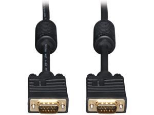 Tripp Lite P502-025 25 ft. SVGA/VGA Monitor Gold Cable with RGB Coax HD15 M/M