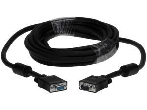 SF Cable 75ft HD15 SVGA M/F Monitor Extension Cable with Ferrite Bead