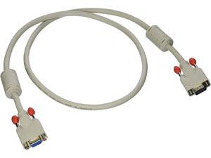 Lindy 1m VGA Cable - Premium SVGA Monitor Extension Cable Gray (37361)