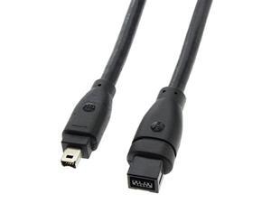 3 Feet IEEE-1394b Firewire 800 9 Pin Cable 4 Pack Black GOWOS