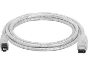 Cmple - 6FT FireWire IEEE 1394 Cable/iLink 6 Pin to 4 Pin Male to Male DV Cable 4-Pin to 6-Pin FireWire Cable Cord for C Cmple - 6FT FireWire IEEE 1394 Cable/iLink 6 Pin to 4 Pin Male to Male DV Cable 4-Pin to 6-Pin FireWire Cable Cord for C