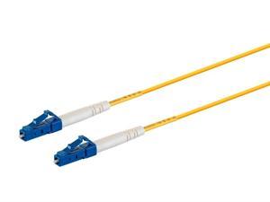 PVC Single Mode 2mm - LC//UPC-SC//UPC G657A1 10M Duplex Meter Monoprice Fiber Optic Cable