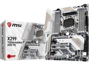MSI Arsenal Gaming Intel X299 LGA 2066 DDR4 USB 3.1 SLI ATX Motherboard (X299 Tomahawk Arctic) MSI Arsenal Gaming Intel X299 LGA 2066 DDR4 USB 3.1 SLI ATX Motherboard (X299 Tomahawk Arctic)