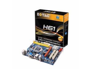 Zotac H61MAT-A-E Socket 1155 Intel H61 DDR3 A&V&L MATX Motherboard Zotac H61MAT-A-E Socket 1155 Intel H61 DDR3 A&V&L MATX Motherboard