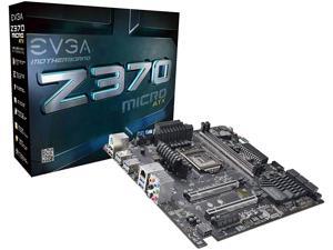 EVGA Z370 Micro ATX, LGA 1151, Intel Z370, Dual Band WiFi AC, SATA 6Gb/s, USB 3.0, mATX, Intel Motherboard 121-KS-E375-KR EVGA Z370 Micro ATX, LGA 1151, Intel Z370, Dual Band WiFi AC, SATA 6Gb/s, USB 3.0, mATX, Intel Motherboard 121-KS-E375-KR