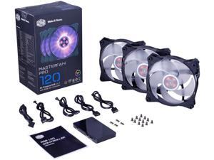 Cooler Master MFY-P2DC-153PC-R1 MasterFan Pro 120 Air Pressure RGB- 120mm Static Pressure RGB Case Fan, 3 in 1 with RGB LED Controller, Computer Cases CPU Coolers and Radiators Cooler Master MFY-P2DC-153PC-R1 MasterFan Pro 120 Air Pressure RGB- 120mm Static Pressure RGB Case Fan, 3 in 1 with RGB LED Controller, Computer Cases CPU Coolers and Radiators