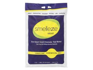SMELLEZE Natural Chemical Odor Remover Granules: 25 lb. Bag Sprinkle on Odor/Spill Source