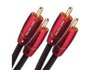 AudioQuest Golden Gate RCA Male to RCA Male Cable - 3.28 ft. (1m) AudioQuest Golden Gate RCA Male to RCA Male Cable - 3.28 ft. (1m)