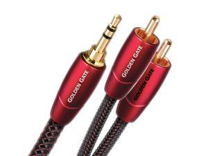 AudioQuest Golden Gate .6m (1.96 ft.) 3.5mm to RCA Audio Interconnect Cable