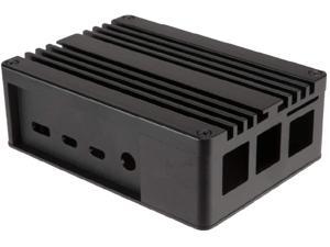 Akasa Pi-4 | Raspberry Pi 4 Case | Fanless Pi Case | Aluminium | Concealed SD Card Slot | A-RA08-M1B | Compatible with Raspberry Pi 4 Model B Akasa Pi-4 | Raspberry Pi 4 Case | Fanless Pi Case | Aluminium | Concealed SD Card Slot | A-RA08-M1B | Compatible with Raspberry Pi 4 Model B