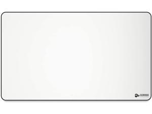Glorious X-Large Extended Gaming Mouse Mat/Pad - Large, Wide (X-Large Extended) White Cloth Mousepad, Stitched Edges | 14"x24" (GW-P)