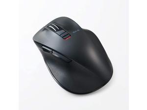 ELECOM Dr.EXG Bluetooth Mouse ?Ou2010Kiwami- Mouse Extreme Ergonomic Design Less Noise BlueLED Large Size 5 Button Black (M-XGL10BBSBK-US)