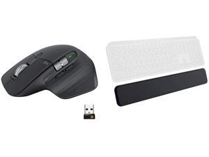 Logitech MX Master 3 Advanced Wireless Mouse - Graphite Bundle with Logitech MX Palm Rest Logitech MX Master 3 Advanced Wireless Mouse - Graphite Bundle with Logitech MX Palm Rest