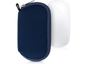 kwmobile Neoprene Pouch Compatible with Apple Magic Mouse 1/2 - Storage Carrying Case Dust Cover with Zipper - Dark Blue kwmobile Neoprene Pouch Compatible with Apple Magic Mouse 1/2 - Storage Carrying Case Dust Cover with Zipper - Dark Blue