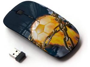 KOOLmouse [ Optical 2.4G Wireless Mouse ] [ Flaming Soccer Ball ]