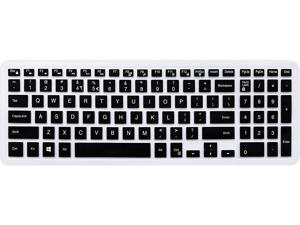 Black Leze Keyboard Cover for Dell Inspiron 15 3000 5000 7000 Series 17.3 Dell G3 Series Laptop Inspiron 17 5000 Series 15.6 Dell G3 G5 G7