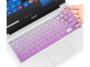 CaseBuy Premium Keyboard Cover for ASUS Chromebook Flip C434 2 in 1 14" Laptop, ASUS C302CA/C423NA/C425TA/C433TA/C434TA-DH342T DSM4T DS384T C523NA Chromebook, C434TA Keyboard Protector, Ombre Purple CaseBuy Premium Keyboard Cover for ASUS Chromebook Flip C434 2 in 1 14" Laptop, ASUS C302CA/C423NA/C425TA/C433TA/C434TA-DH342T DSM4T DS384T C523NA Chromebook, C434TA Keyboard Protector, Ombre Purple