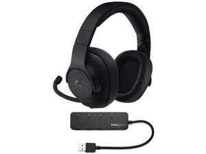 Logitech G433 7.1 Surround Wired Gaming Headset with Knox Gear 3.0 4 Port USB Hub Bundle