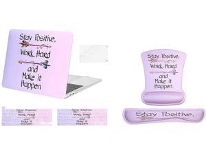 MOSISO Mouse Pad&Keyboard Wrist Rest Support Mousepad&Hard Case&Keyboard Cover Compatible with MacBook Pro 13 2016-2020 Release A2338 M1 A2289 A2251 A2159 A1989 A1706 A1708, Pink Base Inspiring Words MOSISO Mouse Pad&Keyboard Wrist Rest Support Mousepad&Hard Case&Keyboard Cover Compatible with MacBook Pro 13 2016-2020 Release A2338 M1 A2289 A2251 A2159 A1989 A1706 A1708, Pink Base Inspiring Words