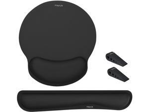 MOSISO Wrist Rest Support for Mouse Pad&Keyboard,Ergonomic Mousepad Raised Memory Foam Set Non-Slip Rubber Base Home/Office Pain Relief&Easy Typing Neoprene Cloth Cushion with Laptop Stands, Black MOSISO Wrist Rest Support for Mouse Pad&Keyboard,Ergonomic Mousepad Raised Memory Foam Set Non-Slip Rubber Base Home/Office Pain Relief&Easy Typing Neoprene Cloth Cushion with Laptop Stands, Black