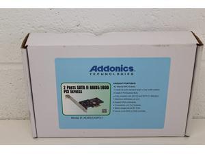 Addonics 2 Port SATA II PCI Express Controller Card-2PORT SATA II RAID5/ BOD -PCIE CONTROLLER AD2SA3GPX1
