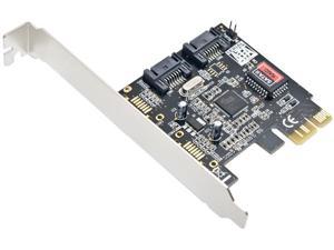 Syba 2 Port SATA II PCIe X1 Controller Card Components Other (SD-SA2PEX-2IR)
