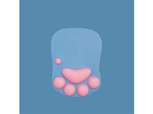 sararui Keyboard Wrist Rest Colorful Cute Soft Cat Paw Design Memory Foam Hand Wrist Rest Pad PU Anti Slip Silica Gel Mouse Pad Wrist Rests for Keyboard and Mouse Color : E Mouse Pad