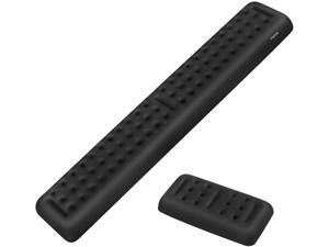 MOSISO Wrist Support Pads for Keyboard and Mouse, Ergonomic Keyboard Wrist Rest Mouse Wrist Cushion Pain Relief&Easy Typing Raised Memory Foam Cushion with Massage Hole&Non-Slip Rubber Base, Dark Grey MOSISO Wrist Support Pads for Keyboard and Mouse, Ergonomic Keyboard Wrist Rest Mouse Wrist Cushion Pain Relief&Easy Typing Raised Memory Foam Cushion with Massage Hole&Non-Slip Rubber Base, Dark Grey