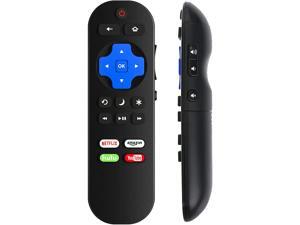 Remote Control Replacement for Sanyo Roku TV Remote, Remote for Sanyo Roku TV Remote Control Replacement, for Sanyo 32 40 50 55 65 Inch Class 4K Ultra HD HDR LED Roku Built-in Smart TV Remote Control Replacement for Sanyo Roku TV Remote, Remote for Sanyo Roku TV Remote Control Replacement, for Sanyo 32 40 50 55 65 Inch Class 4K Ultra HD HDR LED Roku Built-in Smart TV