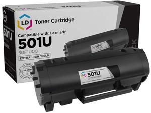 LD Compatible Toner Cartridge Replacement for Lexmark 501U 50F1U00 Ultra High Yield (Black)