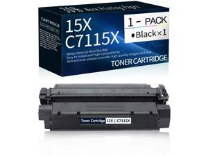 1 PK 15X | C7115X Black Toner Cartridge Replacement for HP Laserjet 1000 1150 1005W 1200n 1200se 1220 1220se ; Laserjet 3300 MFP 3320 MFP 3320n MFP 3380 MFP Printer Toner.