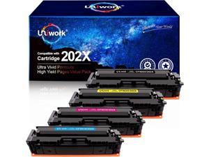 Compatible Toner Replacement for HP 202X 7-Pack 4BK+1C+1Y+1M CF500X CF501X CF502X CF503X Laserjet Pro MFP M280nw M281fdn M281fdw M281cdw M254nw M254dw M254dn Toner Cartridge,by UstyleToner 