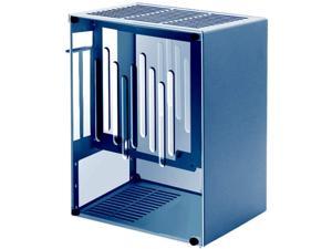 Obokidly Upgrade K40 Mini ITX A4 PC Case All Full Aluminum Mini Tower HTPC Small Chassis Gaming Computer Case (K40, Blue)