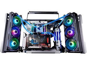 LIQIANG Pc Gaming Case Full Tower, Support Wall Mount Computer Case, Designed with Toughened Glass Side Panels Water-Cooling Ready, Open Case, Get an Excellent Gaming Experience LIQIANG Pc Gaming Case Full Tower, Support Wall Mount Computer Case, Designed with Toughened Glass Side Panels Water-Cooling Ready, Open Case, Get an Excellent Gaming Experience