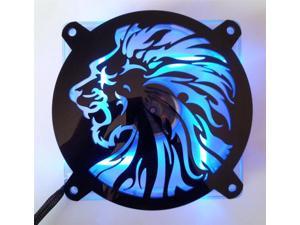 Custom Acrylic Lion Head Computer Fan Grill 92mm